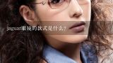 jaguar眼镜的款式是什么?