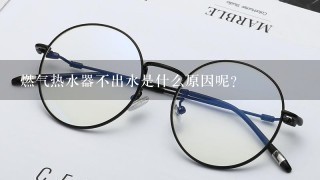 燃气热水器不出水是什么原因呢？