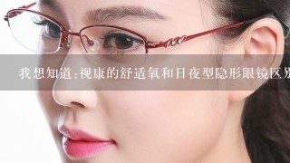 我想知道:视康的舒适氧和日夜型隐形眼镜区别是什么?